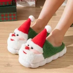 Chaussons rigolos pour hommes à thème de Noël