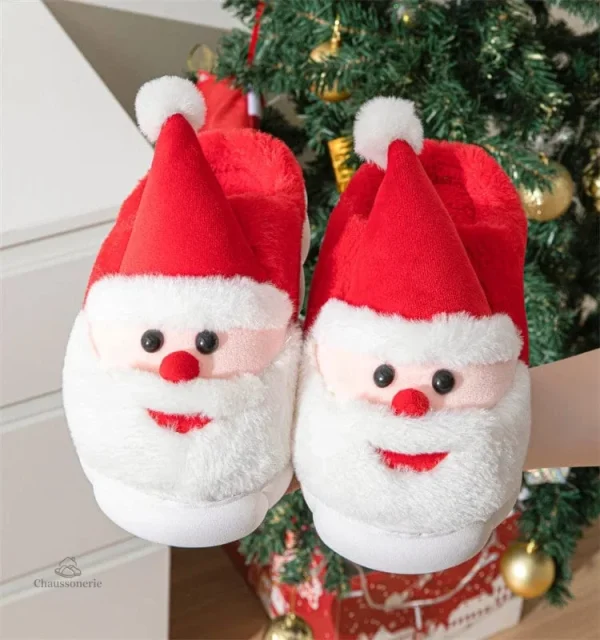 Chaussons festifs pour un Noël chaleureux