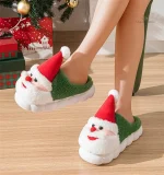 Chaussons de Noël homme au design de Père Noël