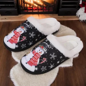 Chausson de Noël mixte avec design festif