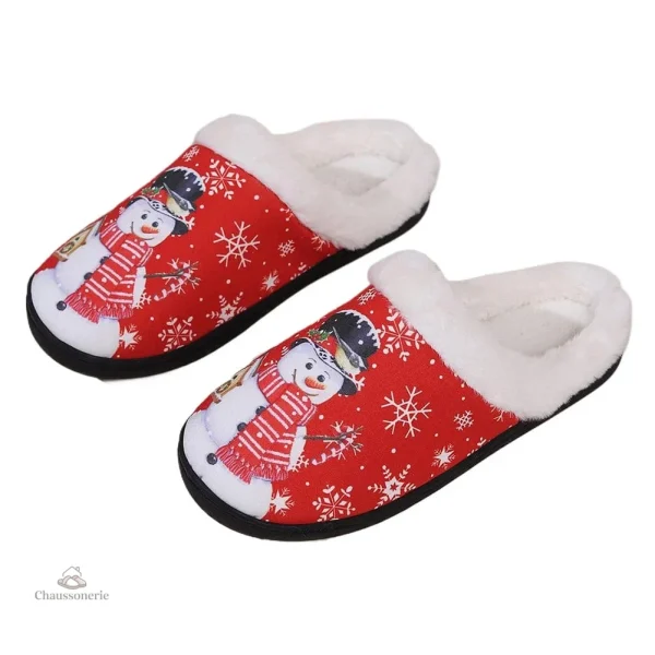 Chausson de Noël doux et confortable pour toute la famille