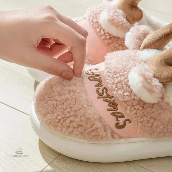 Chaussons confortables pour les fêtes de fin d'année