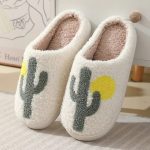 Chausson Douillet Cactus pour femme en hiver