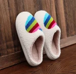 Chaussons Hiver à motif cœur pour Femme