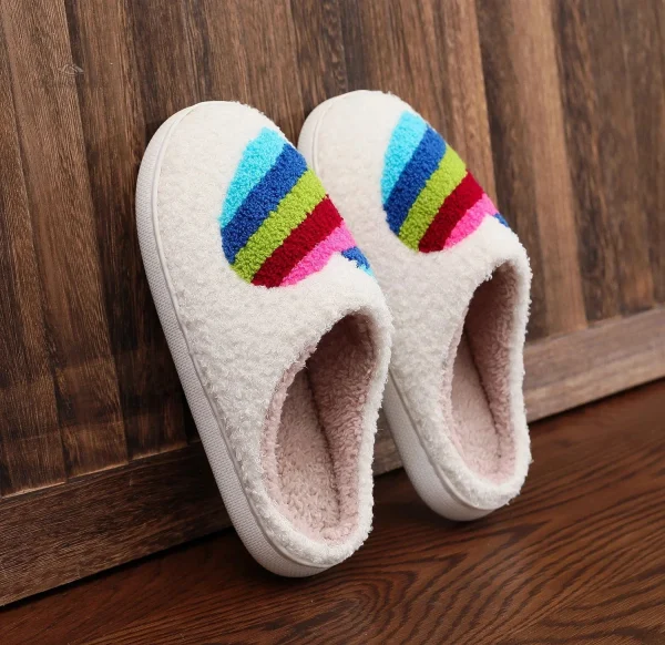 Chaussons Hiver à motif cœur pour Femme