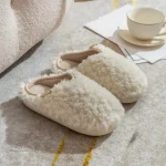 Chaussons femme avec semelles antidérapantes