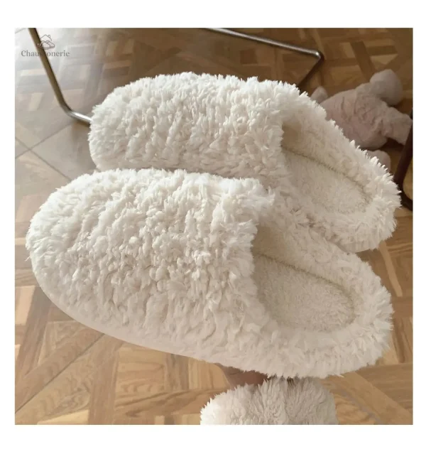 Chausson d'intérieur pour femme, chaleur assurée