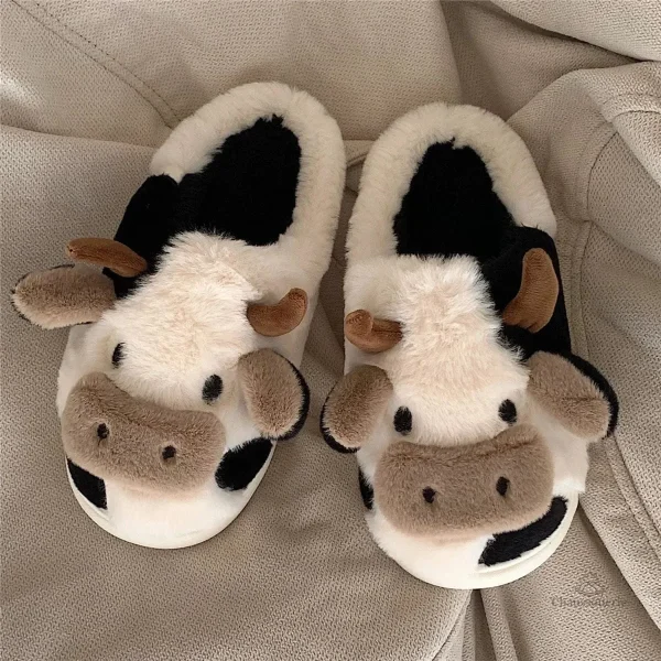 Chaussons vache pour homme, confort et originalité