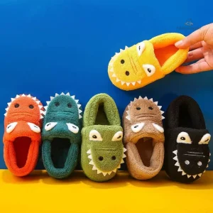 Chaussons enfant Croco pour garçons confortables et ludiques