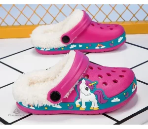 Chaussons colorés pour fille, idéal pour la maison