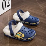Chaussons garçon en matière légère et souple