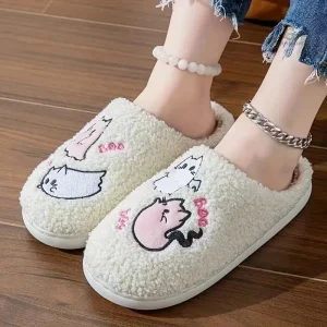 Chausson fantaisie pour femme, style original et confortable