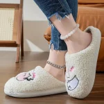 Chaussons colorés pour femme, design fantaisie unique