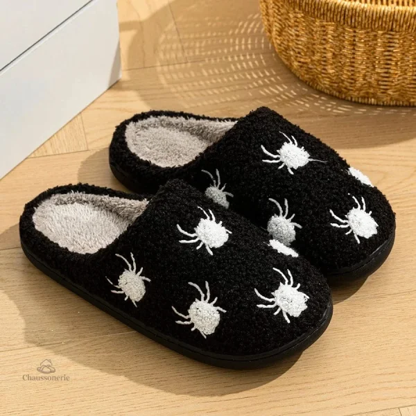 chausson-fantaisie-femme-araignee-1 Chausson femme araignée original en design fantaisie