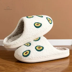 Chaussons créatifs femme design avocat