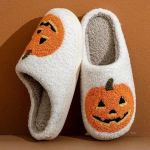 Chaussons blancs pour femme au style original