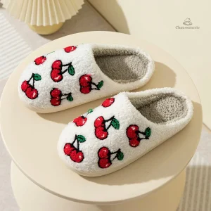 Chausson fantaisie femme Cherry, confort et style