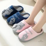 Chaussons avec motifs ludiques pour femmes