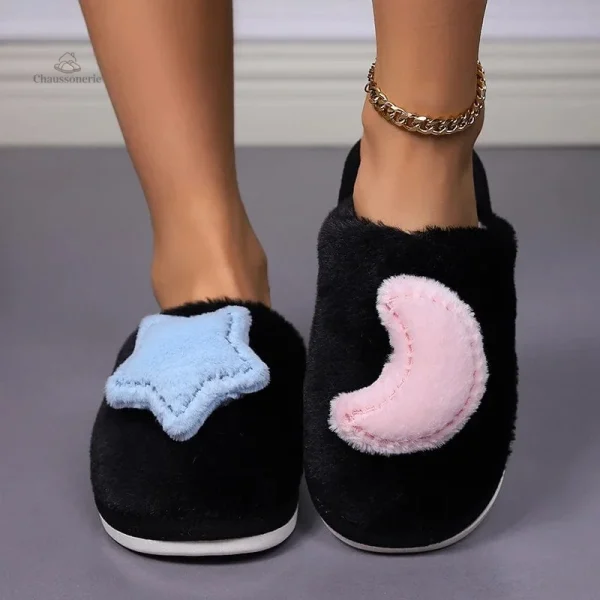 Chaussons fantaisie colorés pour un look fun