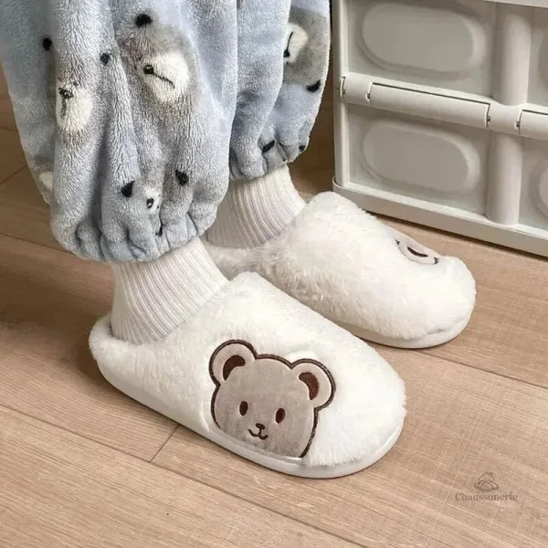 Chausson Ourson Femme en style fantaisie