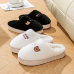 Chausson Fantaisie Femme en forme de petit ourson