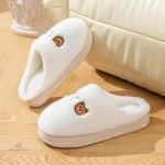 Chausson d'intérieur femme style petit ourson