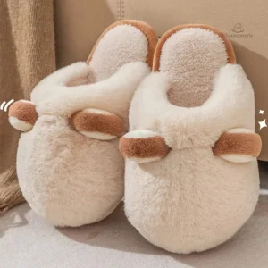 Chausson Femme Fourré Petites Oreilles