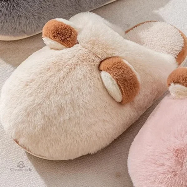 Chaussons Confortables Femme Fourrés