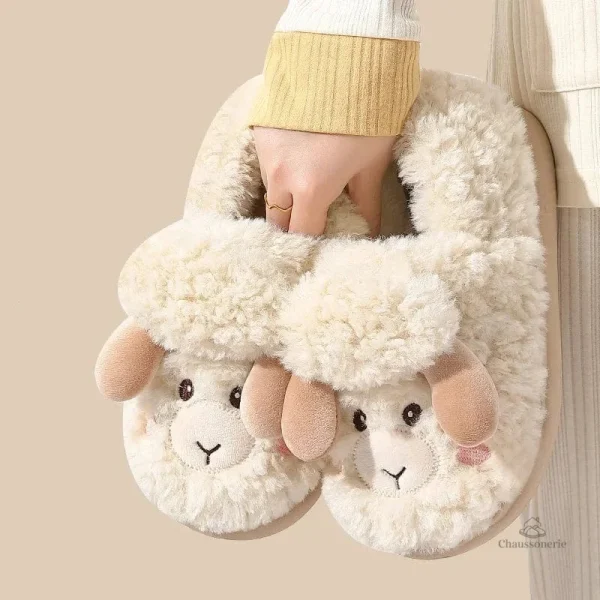 chausson-femme-mouton-1-1 Chausson Femme Mouton, confort et chaleur pour vos pieds