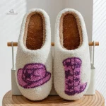 Chausson Femme Cowboy Mauve Original