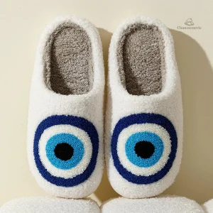 Chaussons Originaux Femme avec design Oeil Grec