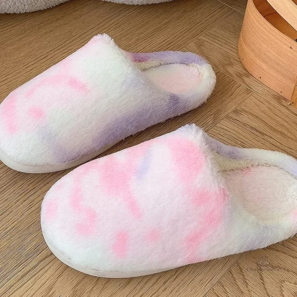 Chausson Femme avec effet tie et dye