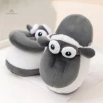 Chaussons originaux pour femme à motif animal amusant