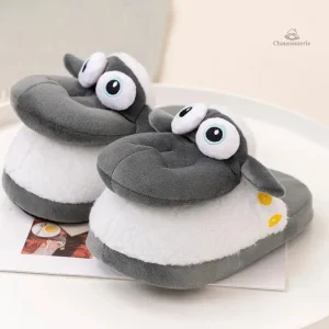 Chaussons rigolos pour femme, designs d'animaux variés