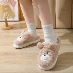 Chausson Femme, ours, confort et fun