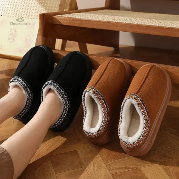 Chausson Hiver Confortable pour Femme