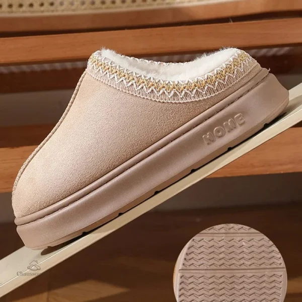 Chaussons Confortables pour Détente Hivernale