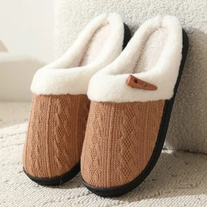 Chausson Femme Tendance Doux et Chaud