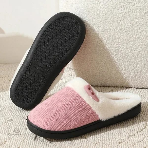 Chausson d'hiver tendance pour femme, style moderne