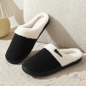 Chausson tendance pour femme, parfait pour l'hiver