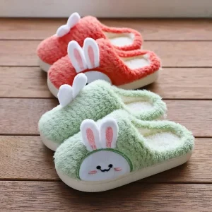 Chaussons pour fille avec motif lapin