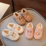 Chaussons Fille - Lapin doux et confortable