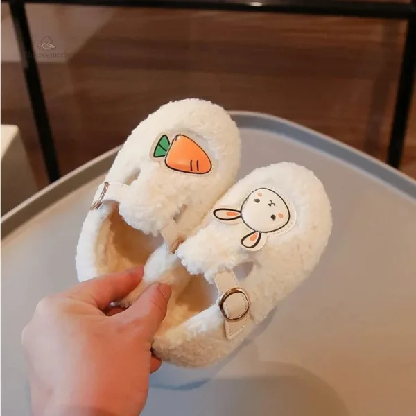 Chaussons Lapin pour Fille, chauds et câlins