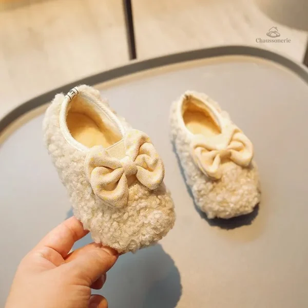 Chausson confortable pour petite fille, thème Princesse