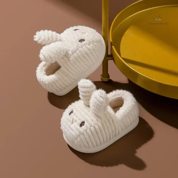Chausson enfant, motif lapinou, chaleur garantie