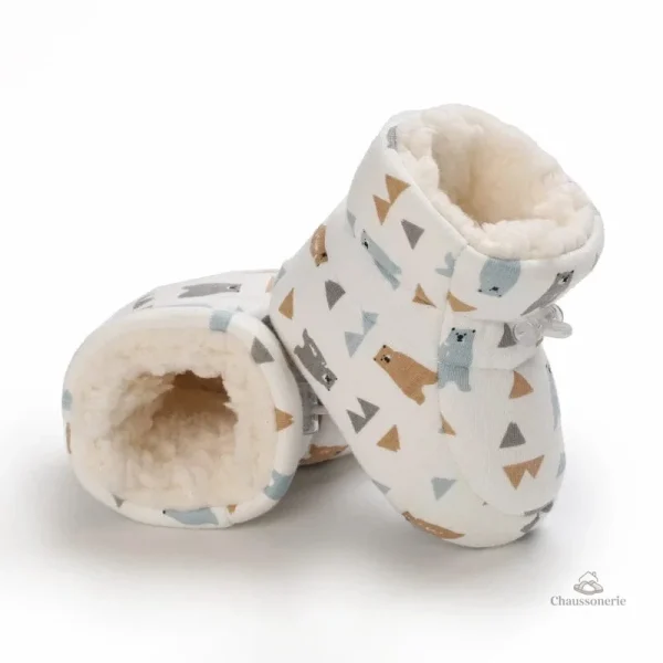 Chausson Fourré Bébé confortable et douillet - vue 2