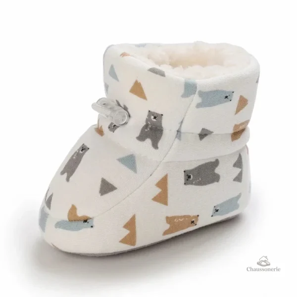 Chausson Fourré Bébé confortable et douillet - vue 4