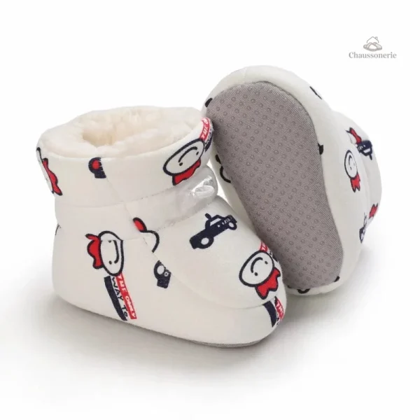 Chausson Bébé fourré idéal pour l'hiver