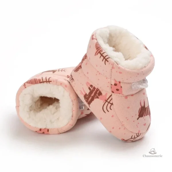 Chausson Fourré Bébé confortable et douillet - vue 43