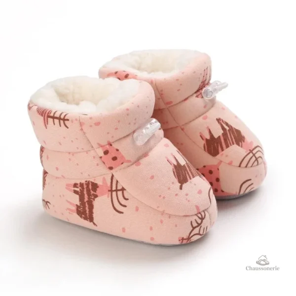 Chausson Bébé avec intérieur fourré